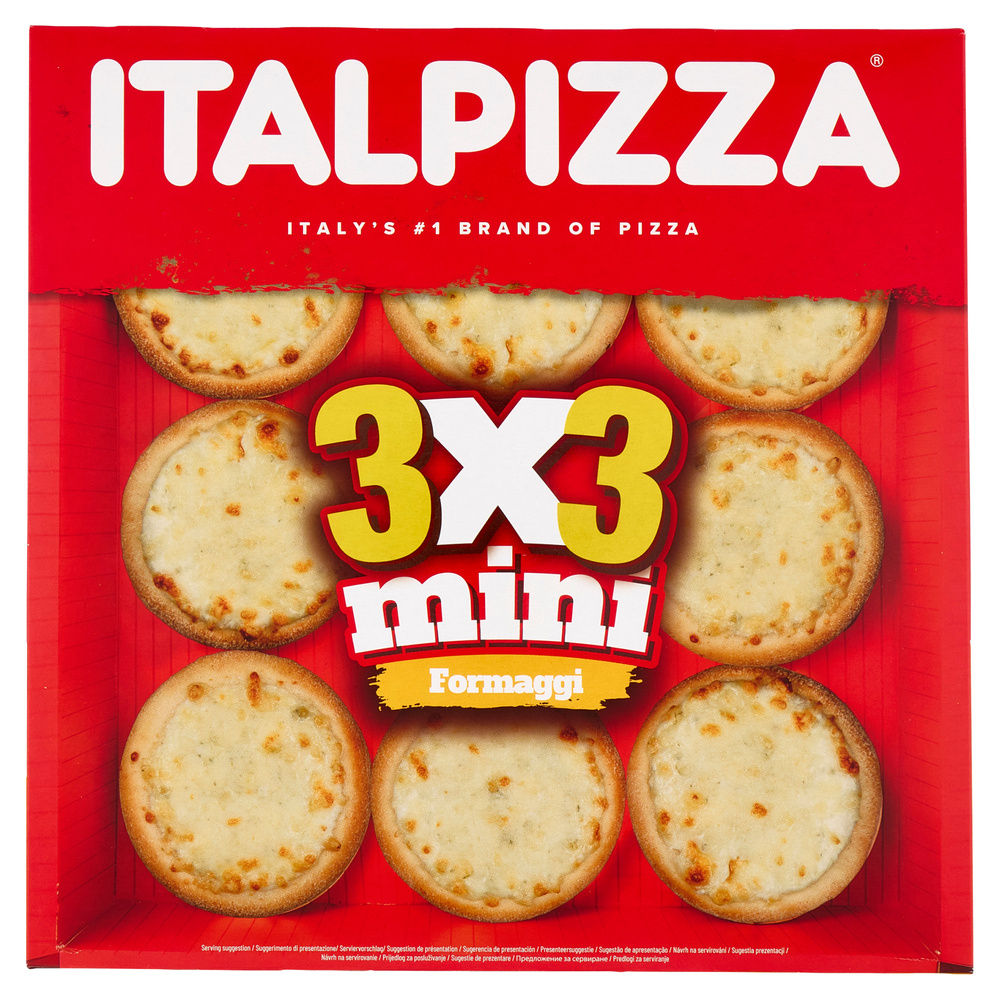 PIZZA FORMAGGI MINI 3X3 ITALPIZZA G 290 - 6