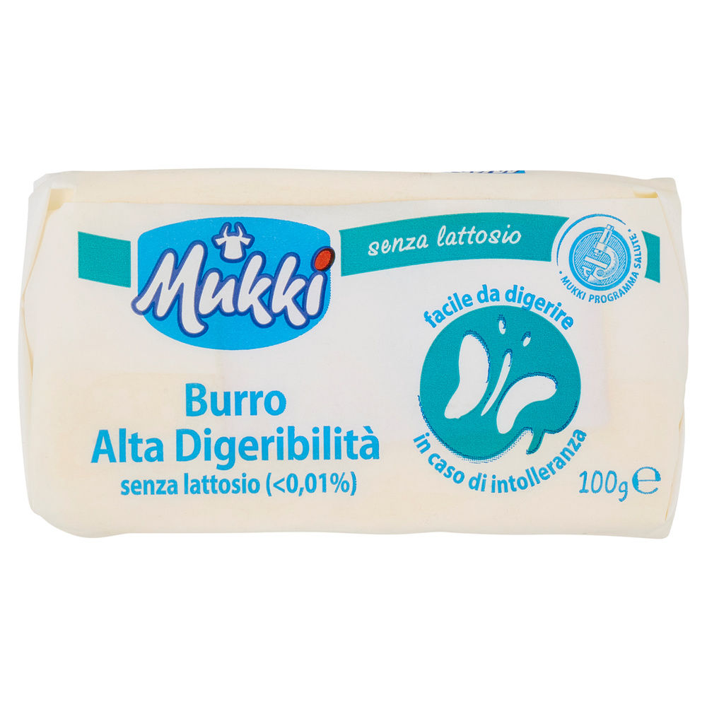 BURRO ALTA DIGERIBILITA' SENZA LATTOSIO MUKKI G 100 - 0