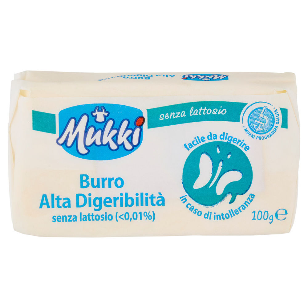 BURRO ALTA DIGERIBILITA' SENZA LATTOSIO MUKKI G 100 - 1