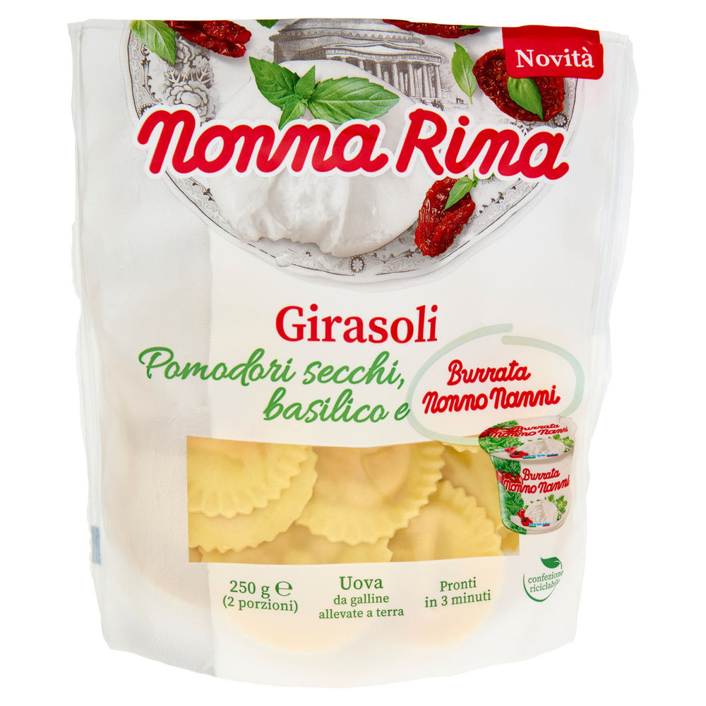 GIRASOLI BURRATA POMODORO BASILICO NONNA RINA G 250 - 3