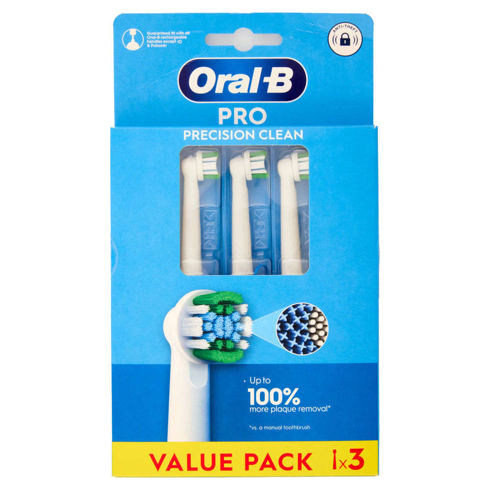 TESTINE DI RICAMBIO PER SPAZZOLINO ELETTRICO ORAL B PRECISION CLEAN PZ.3 - 1