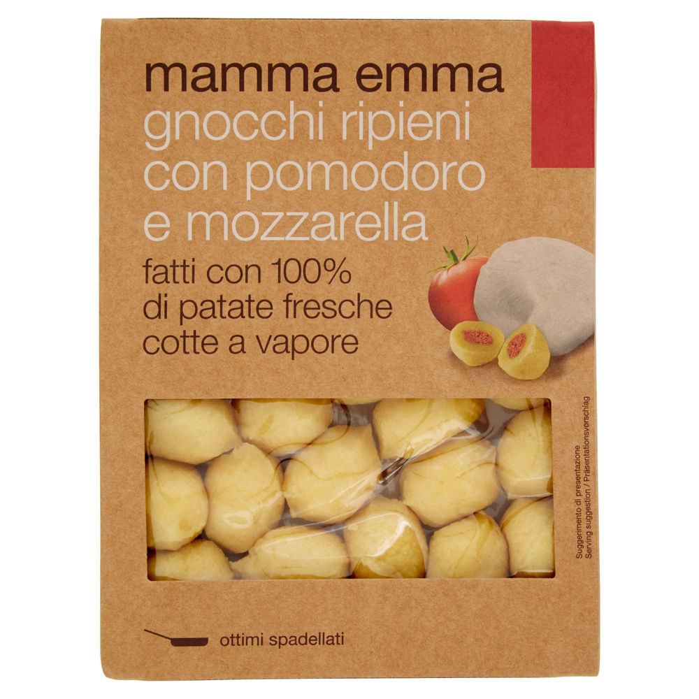 GNOCCHI DI PATATE RIPIENI CON POMODORO & MOZZARELLA MAMMA EMMA G 350 - 0