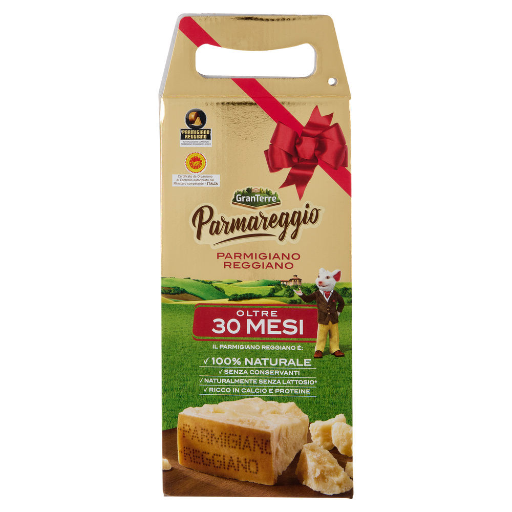 CONFEZIONE NATALE PARMIGIANO REGGIANO DOP 30MESI PARMAREGGIO 800G - 1