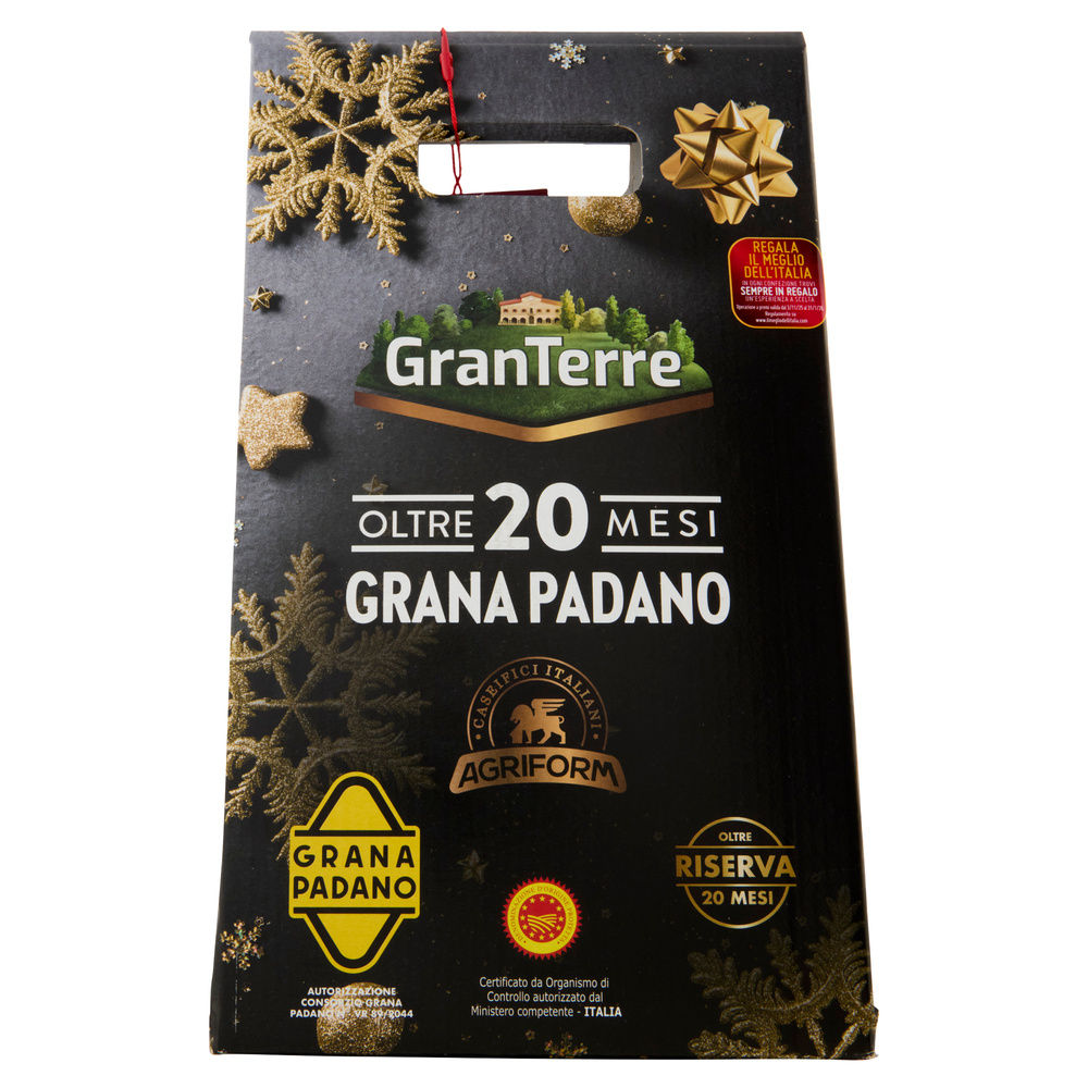 GRANA PADANO DOP RISERVA OLTRE 20 MESI AGRIFORM ORO DEL TEMPO BAULETTO G 800 - 4