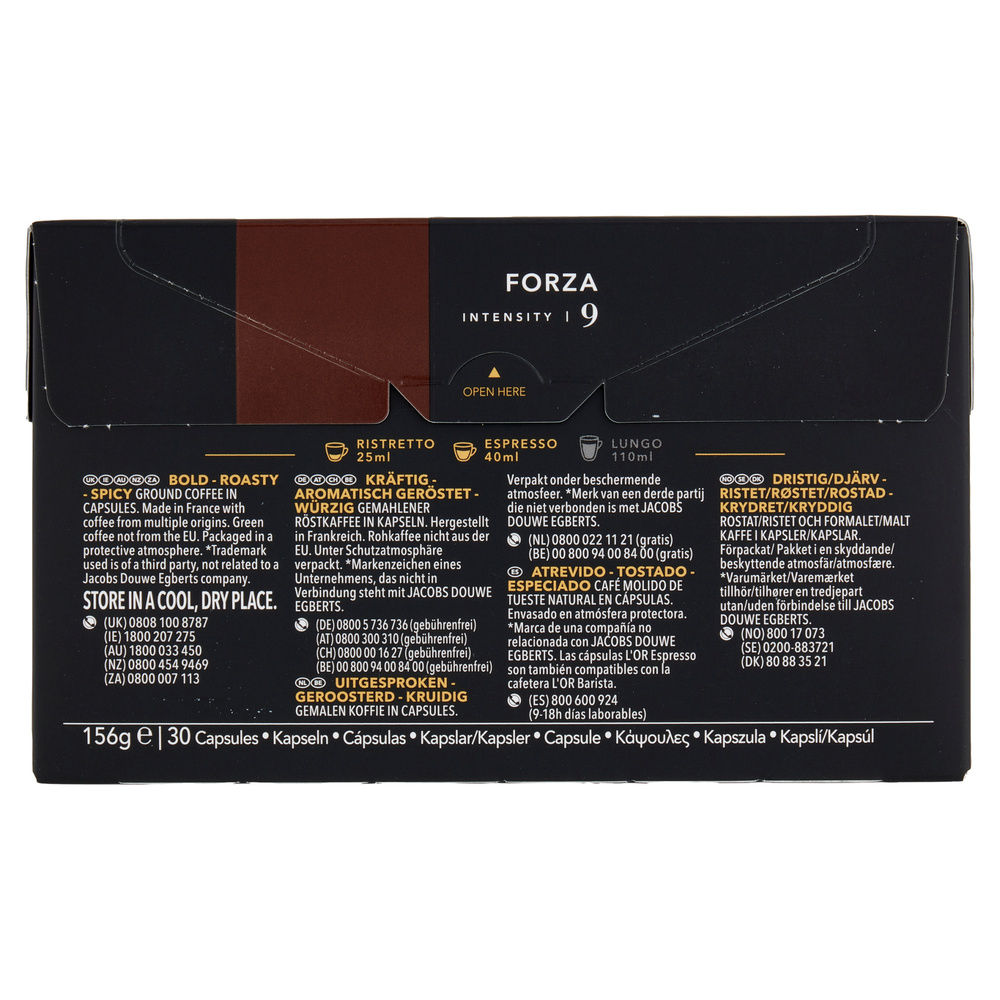CAFFÈ IN CAPSULE X30 FORZA INTENSITÀ 9 L'OR G156 - 3