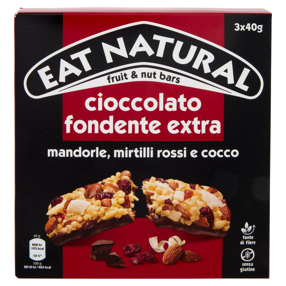 BARRETTE EAT NATURAL CIOCCOLATO FONDENTE G120 - 7