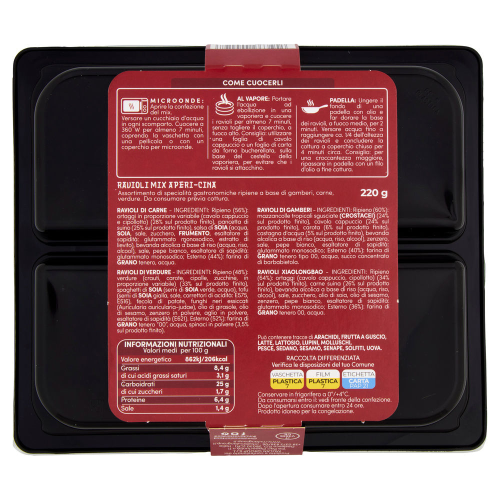 RAVIOLI MIX APERICINA MULAN G 220 - 1