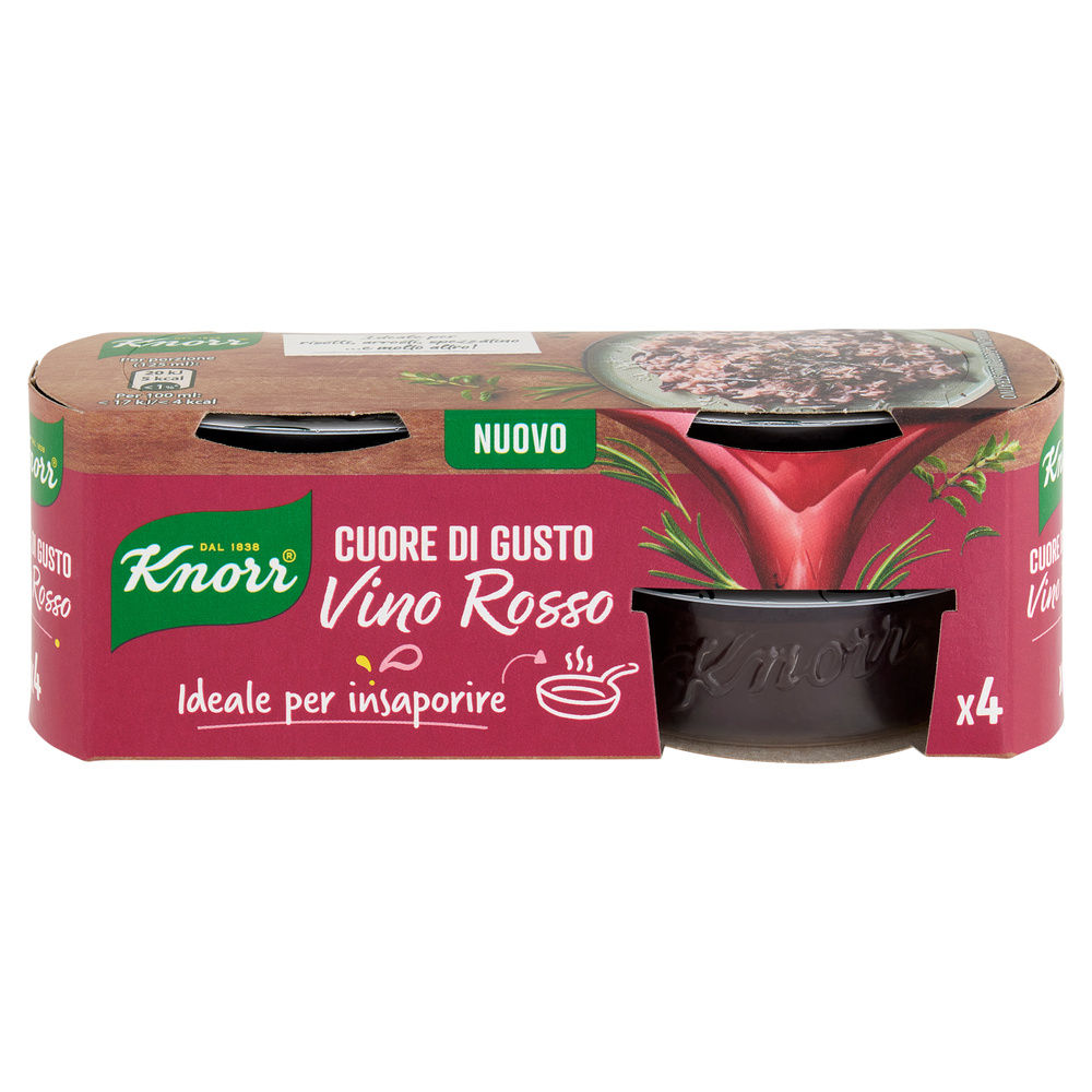 CUORE DI GUSTO VINO ROSSO KNORR G 26X4 - 1