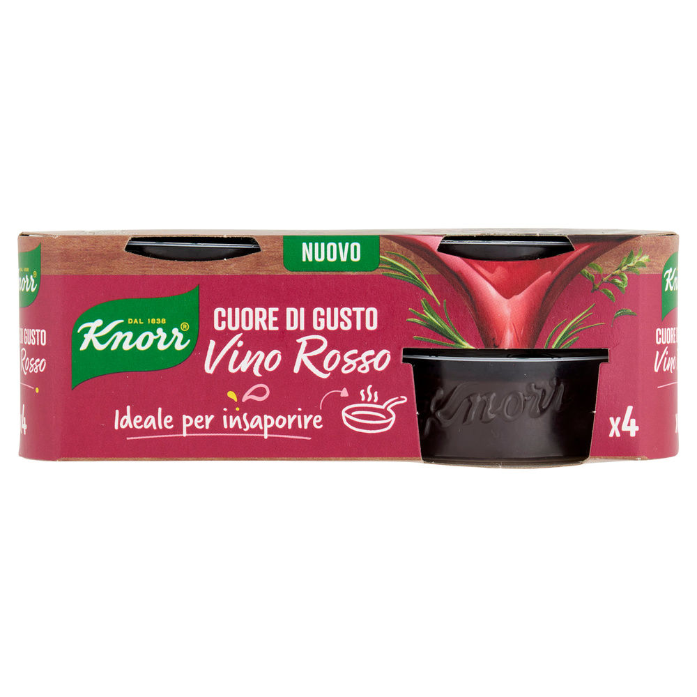 CUORE DI GUSTO VINO ROSSO KNORR G 26X4 - 2