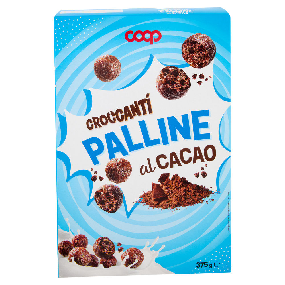 PALLINE DI CEREALI AL CACAO COOP SCATOLA G 375 - 1