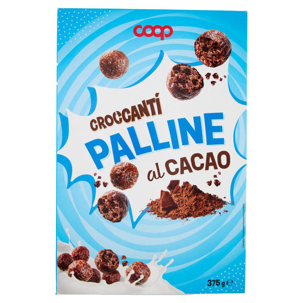 PALLINE DI CEREALI AL CACAO COOP SCATOLA G 375 - 2