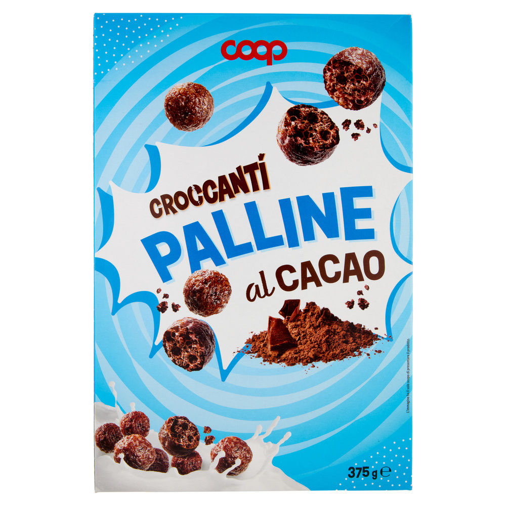 PALLINE DI CEREALI AL CACAO COOP SCATOLA G 375 - 4