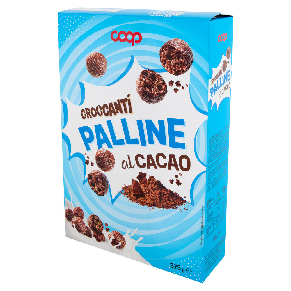 PALLINE DI CEREALI AL CACAO COOP SCATOLA G 375 - 8