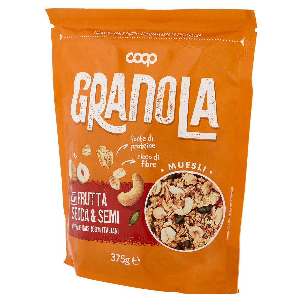 MUESLI GRANOLA FRUTTA SECCA E SEMI COOP DOYPACK G 375 - 8