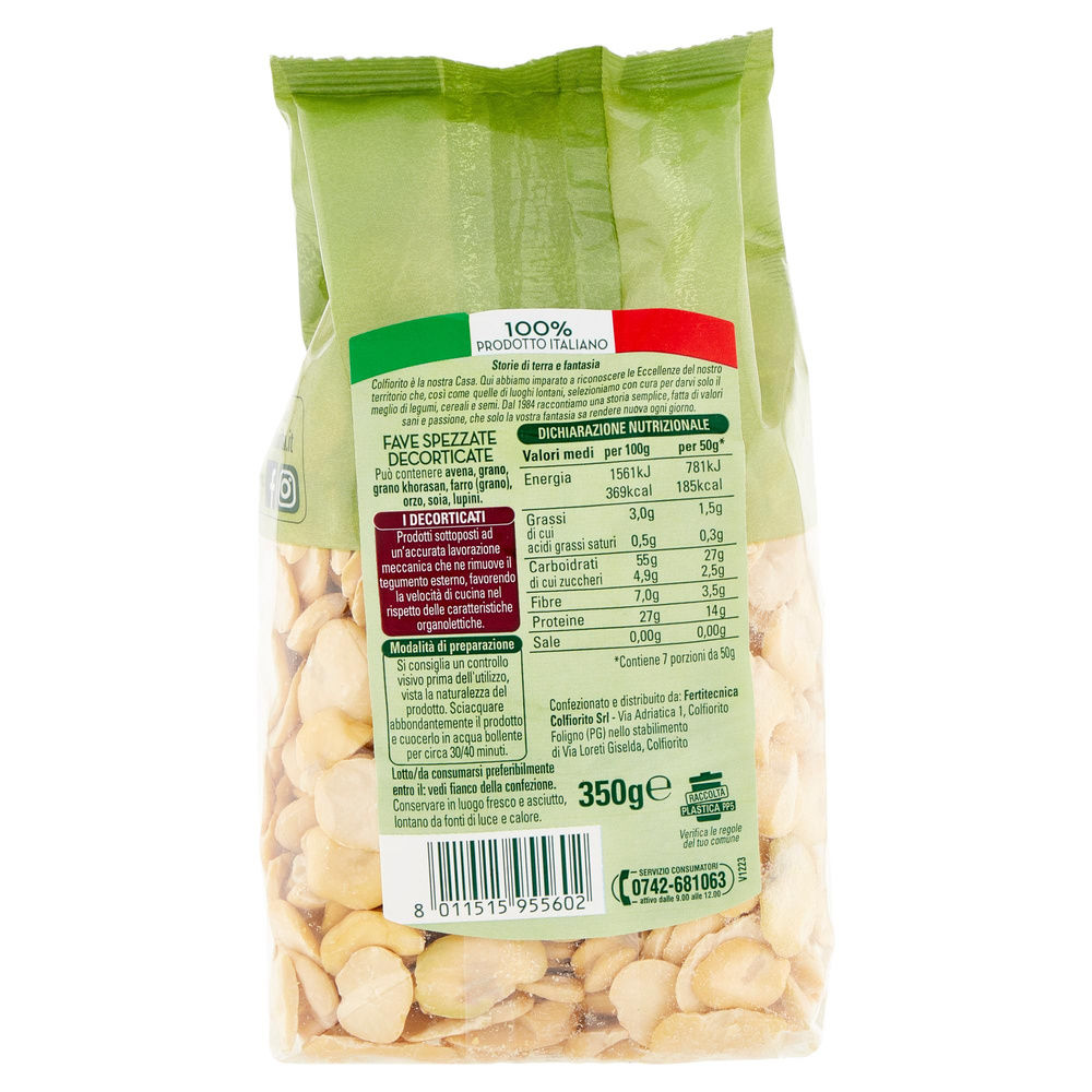 FAVE SPEZZATE DECORTICATE COLFIORITO SH G 350 - 6