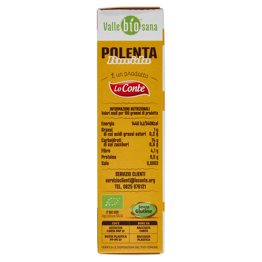 POLENTA VALLEBIOSANA RUVIDA FARINE MAGICHE SENZA GLUTINE 250G - 5