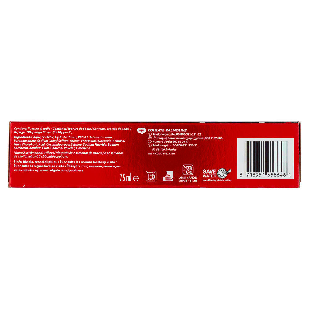 DENTIFRICIO COLGATE MAX WHITE CARBON ML 75 - 5