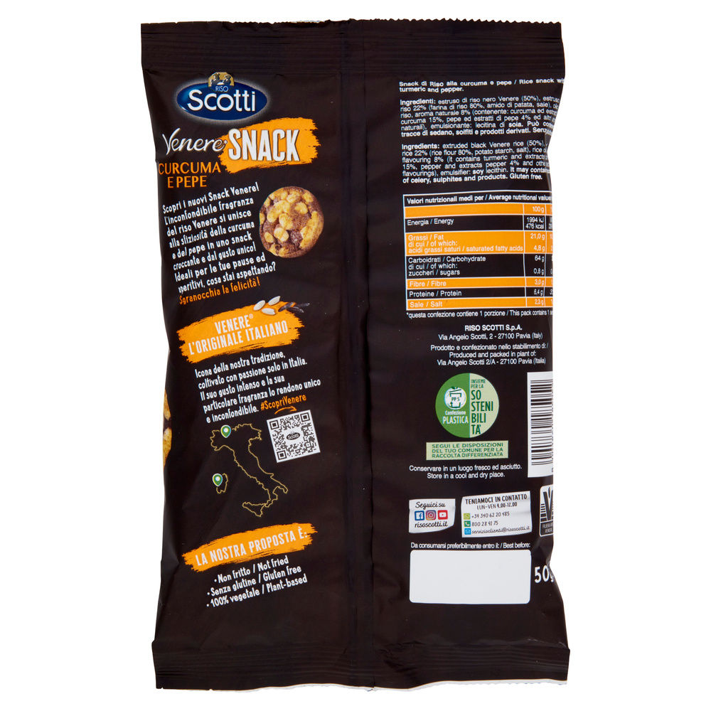 SNACK CURCUMA E PEPE VENERE SCOTTI G 50 - 2