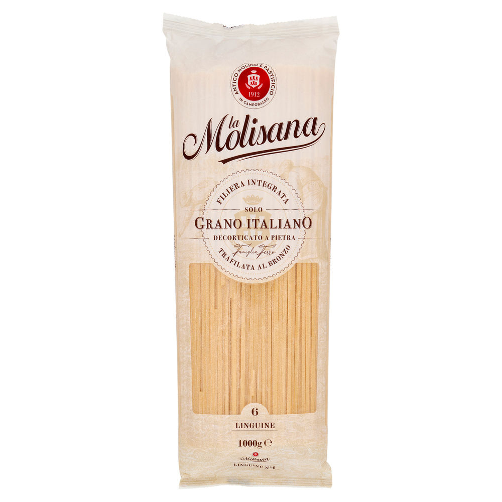 PASTA DI SEMOLA LINGUINE N.6 TRAFILATURA AL BRONZO LA MOLISANA SACCHETTO KG 1 - 1