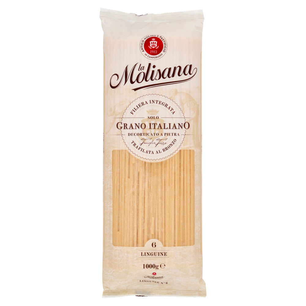 PASTA DI SEMOLA LINGUINE N.6 TRAFILATURA AL BRONZO LA MOLISANA SACCHETTO KG 1 - 2