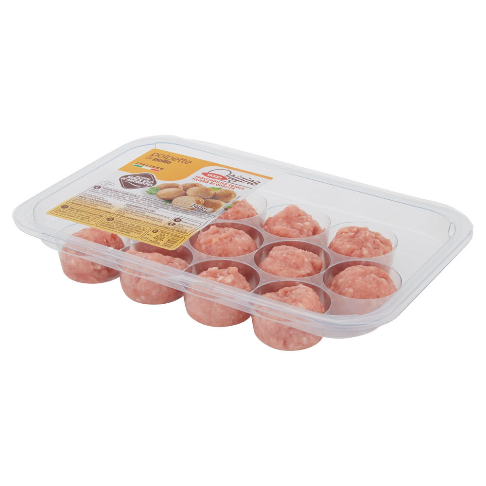 POLPETTE DI POLLO SENZA USO DI ANTIBIOTICI ATP 240 G ORIGINE COOP - 3