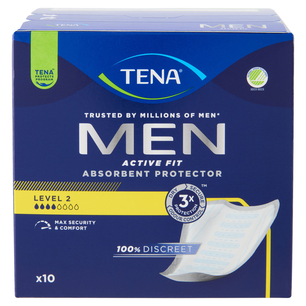 ASSORBENTI PER INCONTINENZA TENA FOR MEN LEVEL 2 MASCHILE CELLO PZ10 - 4