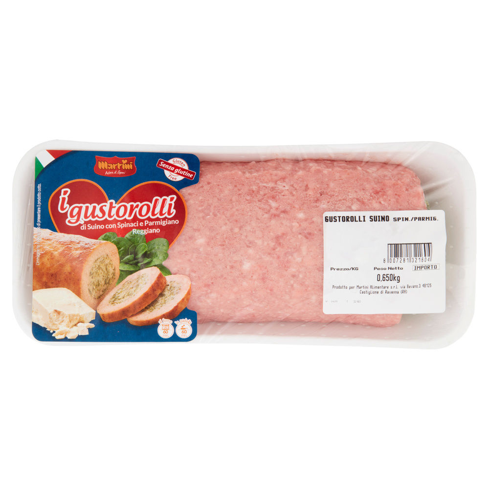 POLPETTONE DI SUINO CON SPINACI CF 650 G MARTINI - 2