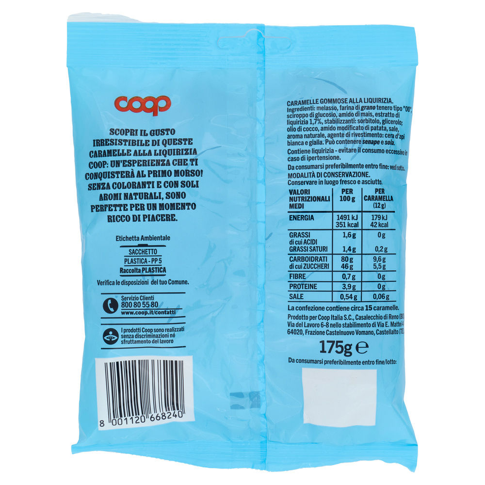 CARAMELLE ROTELLE ALLA LIQUIRIZIA COOP BUSTA G 175 - 4