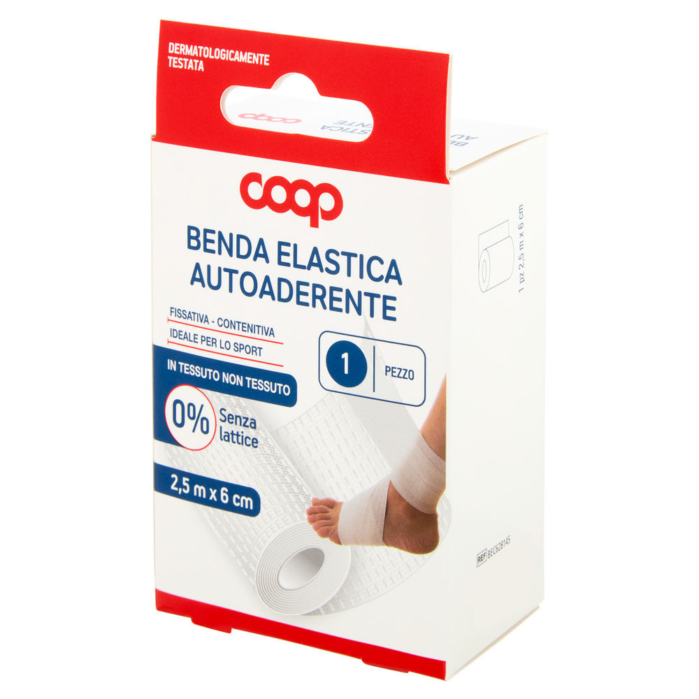 BENDA ELASTICA  AUTOADERENTE COOP M 2,5 X CM 6 TNT NO LATEX - 6
