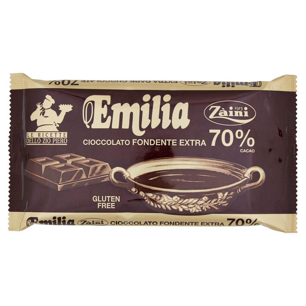 CIOCCOLATO FONDENTE EXTRA 70% EMILIA ZAINI G 400 - 4