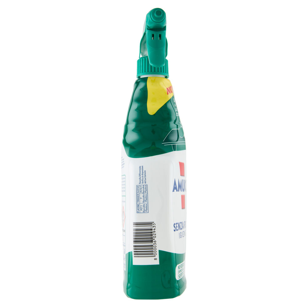 DETERGENTE PICCOLE SUPERFICI AMUCHINA IGIENIZZANTE SPRAY SENZA RISCIACQUO ML 750 - 3