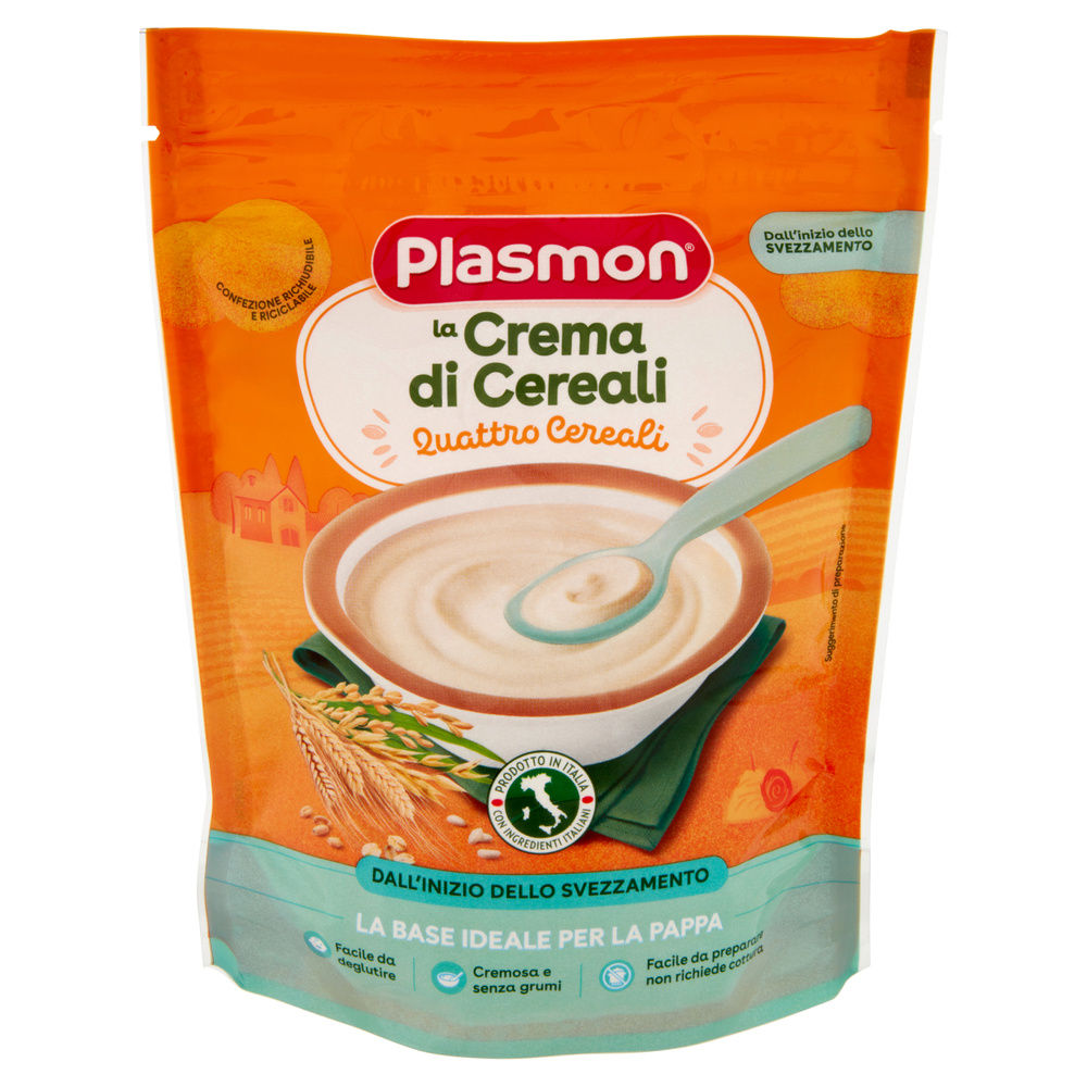 CREMA 4 CEREALI RISO PLASMON SCATOLA G.200 - 4