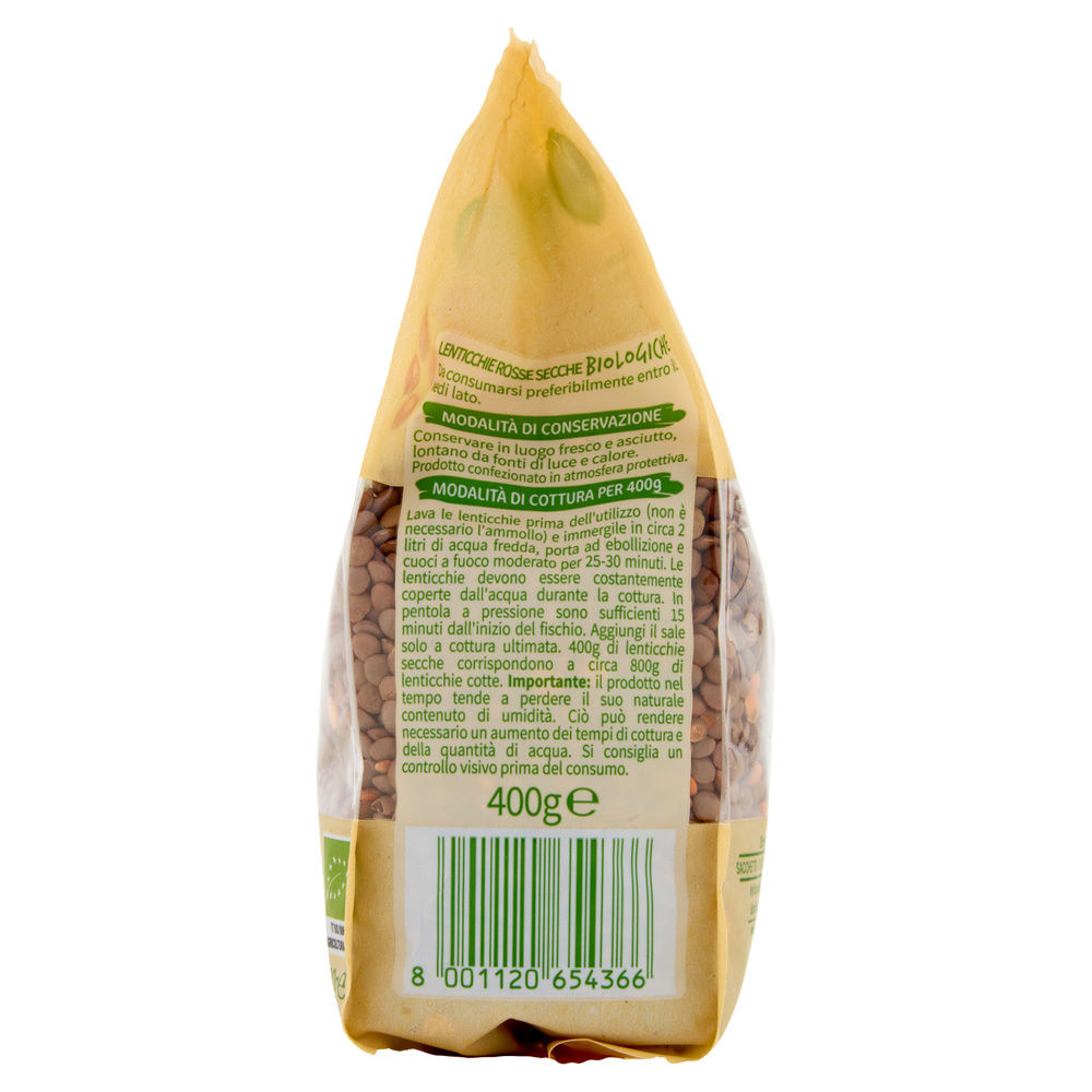LENTICCHIE ROSSE VIVI VERDE BIO COOP BS G 400 - 6