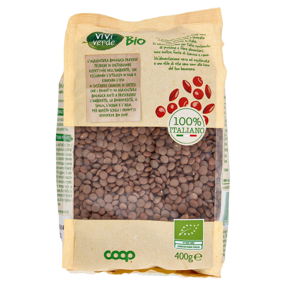 LENTICCHIE ROSSE VIVI VERDE BIO COOP BS G 400 - 13