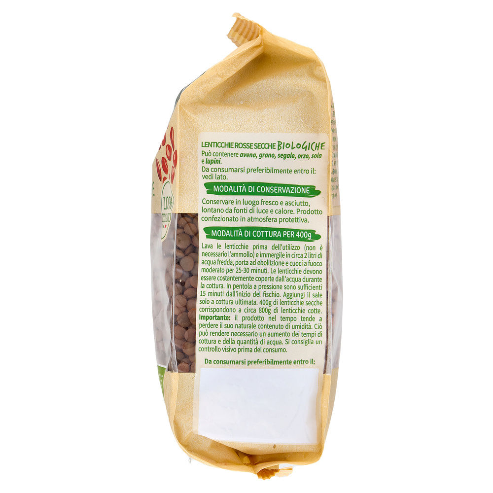 LENTICCHIE ROSSE VIVI VERDE BIO COOP BS G 400 - 14