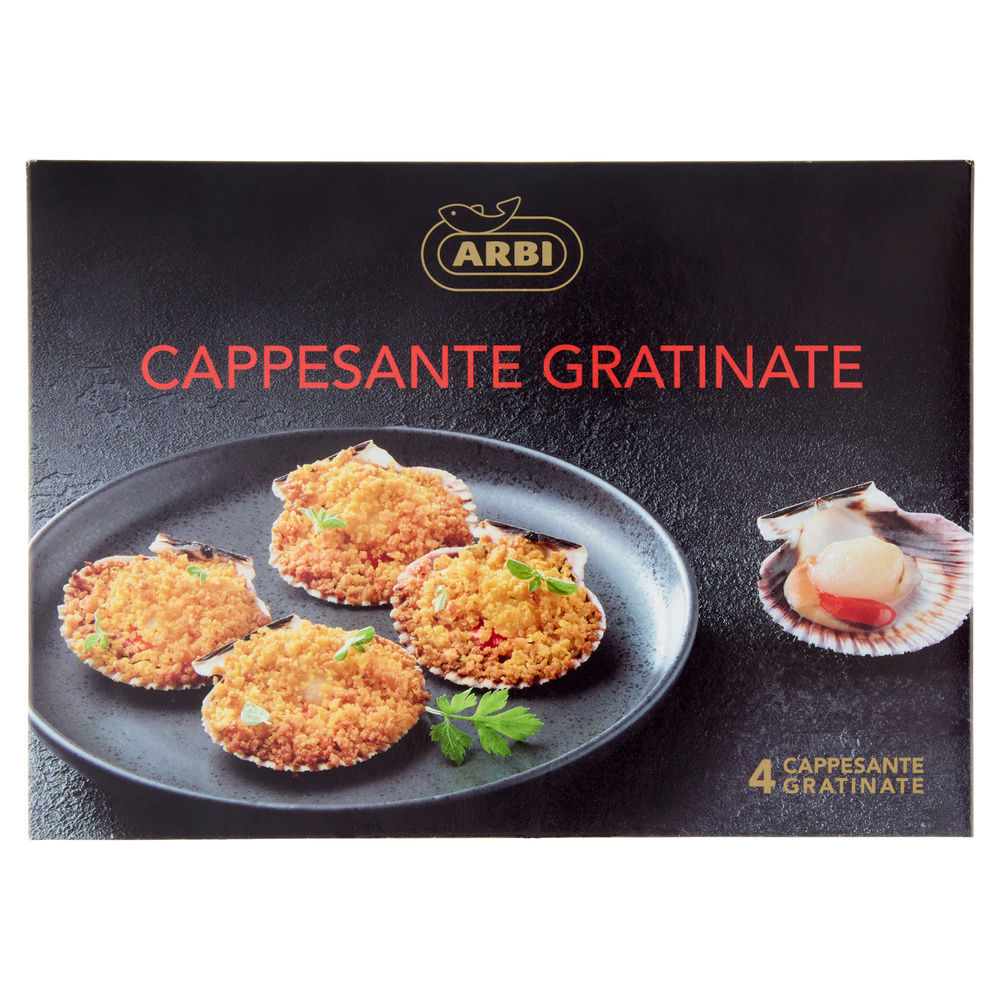 Cappesante gratinate arbi g 240