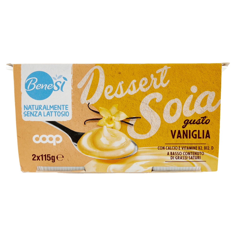 DESSERT UHT SOIA VANIGLIA COOP BENE SI' G 115 X 2 - 3