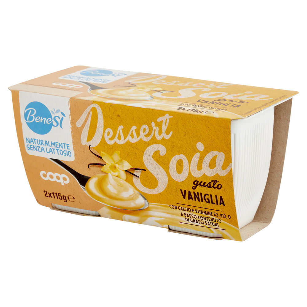 DESSERT UHT SOIA VANIGLIA COOP BENE SI' G 115 X 2 - 8
