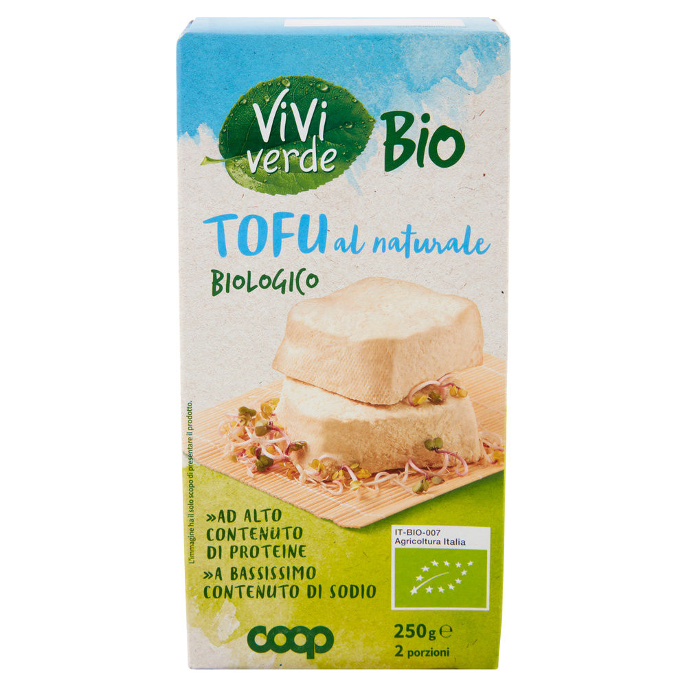 TOFU AL NATURALE BIO VIVI VERDE COOP BUSTA 2X125 G - 6