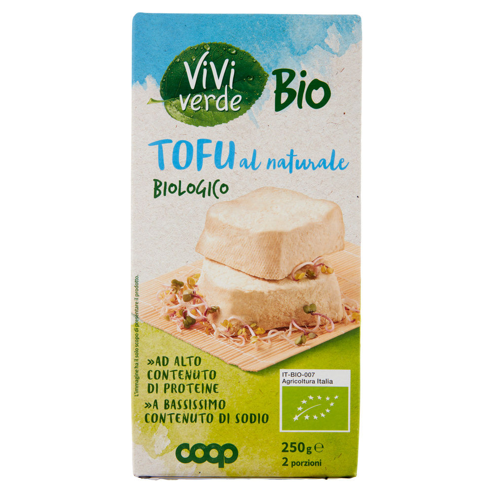 TOFU AL NATURALE BIO VIVI VERDE COOP BUSTA 2X125 G - 7