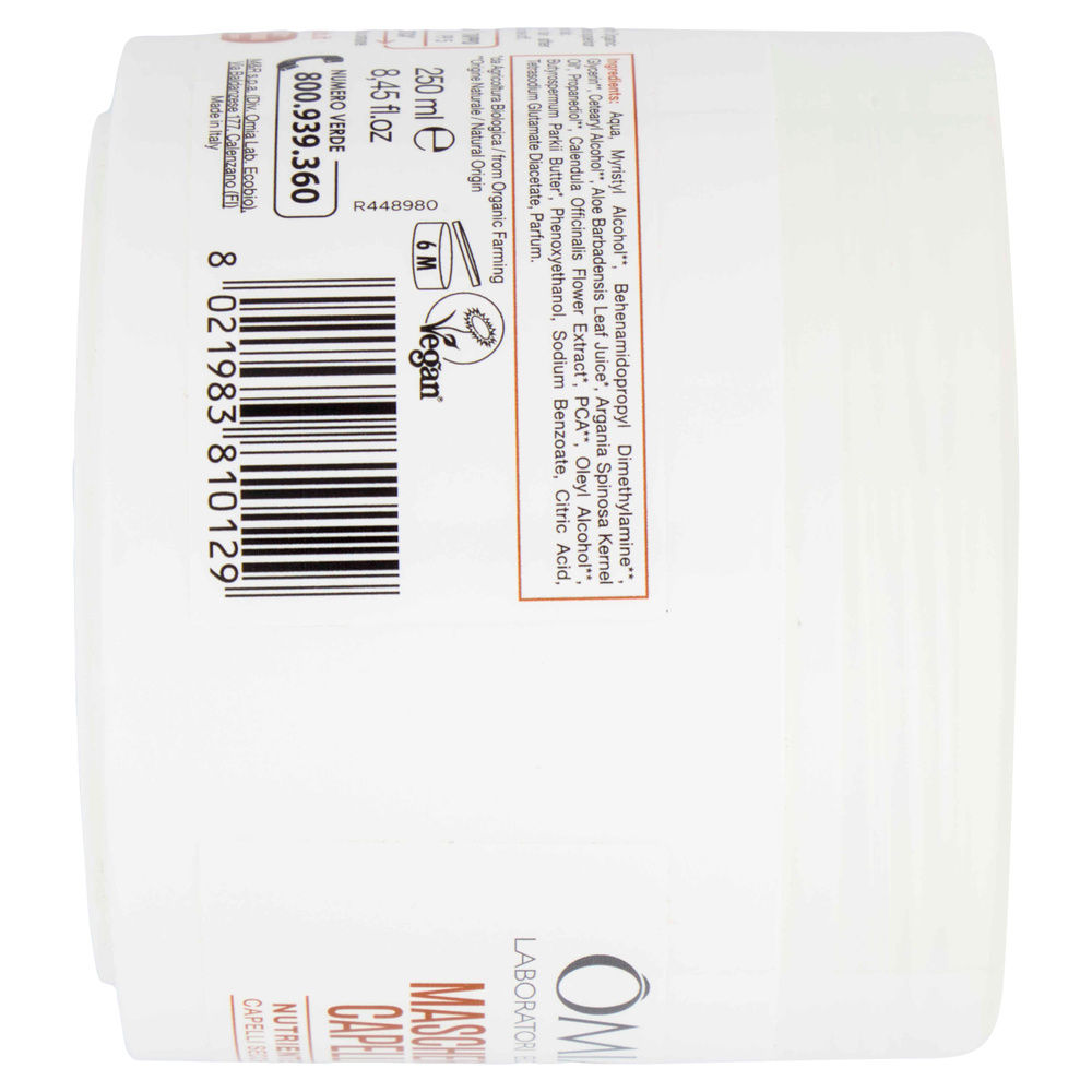 MASCHERA CAPELLI OLIO DI ARGAN ECOBIOLOGICO OMIA ML 250 - 5