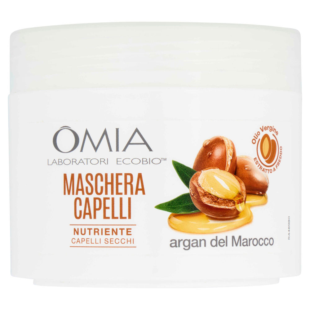 MASCHERA CAPELLI OLIO DI ARGAN ECOBIOLOGICO OMIA ML 250 - 9