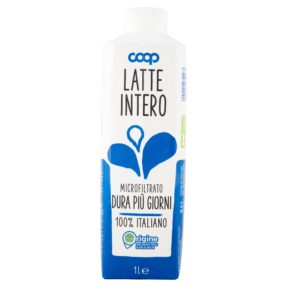 LATTE MICROFILTRATO INTERO ORIGINE COOP BRICK 1 L - 2