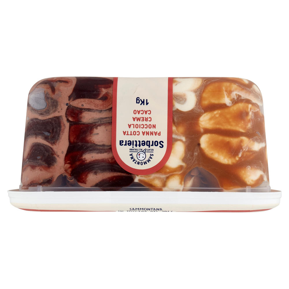 SORBETTIERA PANNA COTTA/NOCCIOLA/CREMA/CACAO SAMMONTANA KG.1 - 7