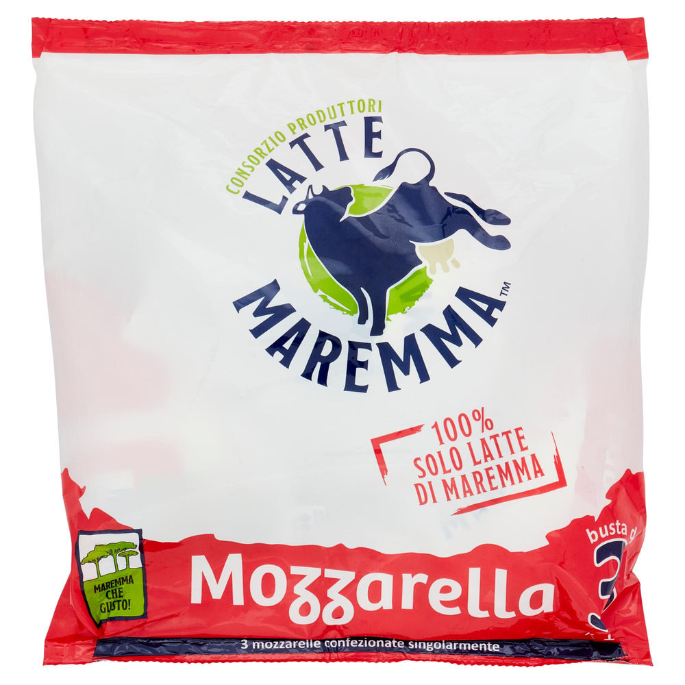 MOZZARELLA LATTE MAREMMA  TRIS G.375 - 0