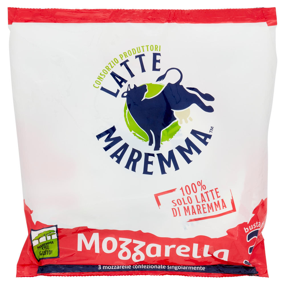 MOZZARELLA LATTE MAREMMA  TRIS G.375 - 3