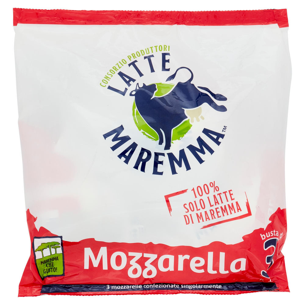 MOZZARELLA LATTE MAREMMA  TRIS G.375 - 5