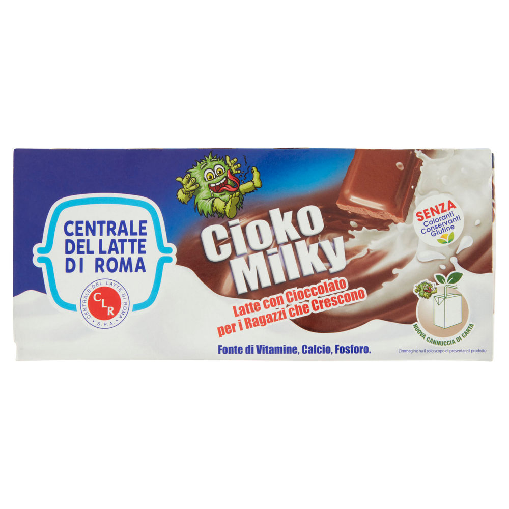 LATTE PAR.SCREM.UHT ZUCCHERO CIOCCOLATO VITAMINE E MIN.3X200ML CENTR.DEL LATTE - 0