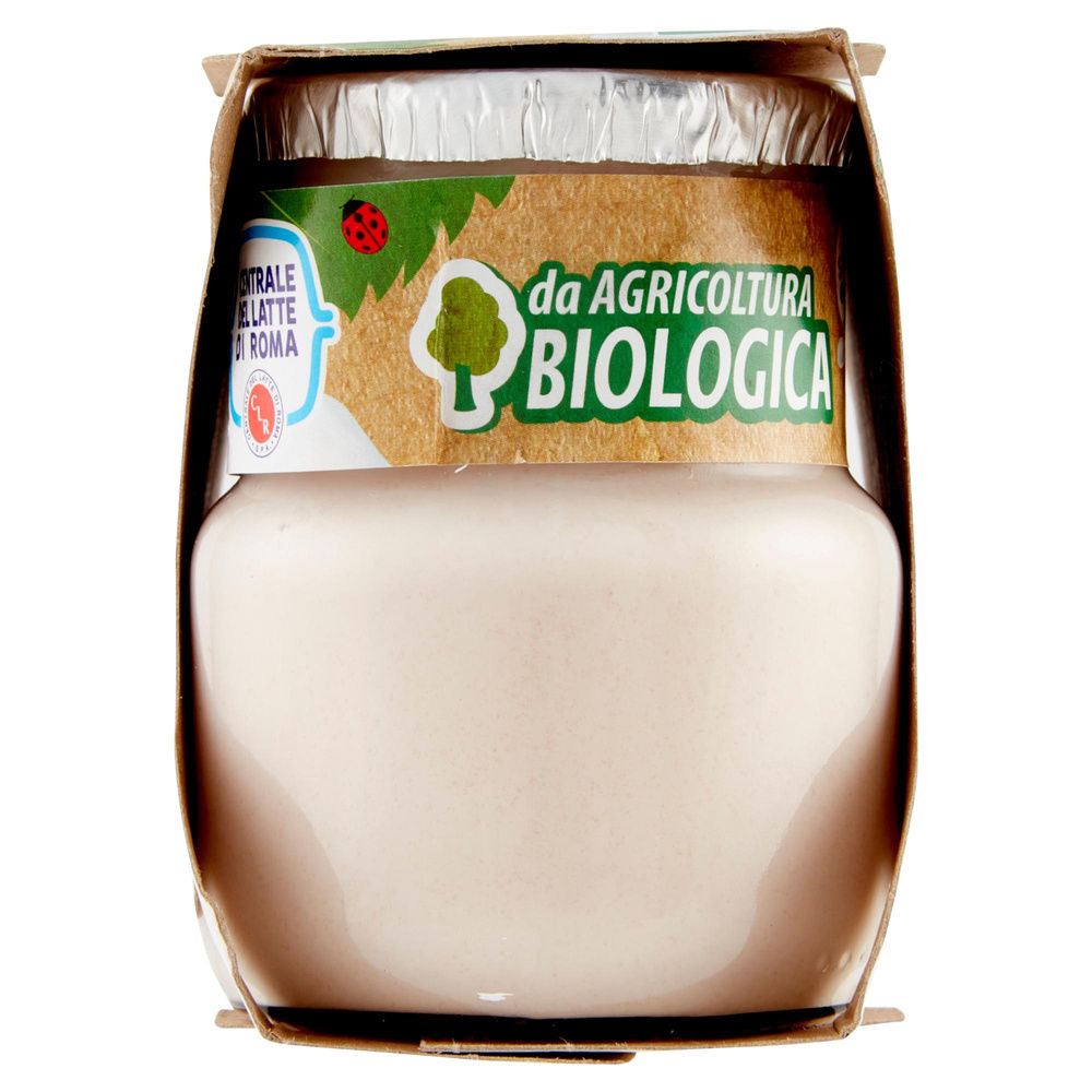 YOGURT BIO INTERO FRAGOLA CENTRALE DEL LATTE DI ROMA 2X125 G - 3