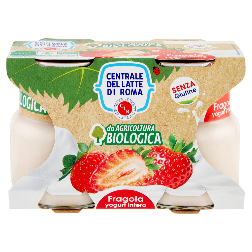 YOGURT BIO INTERO FRAGOLA CENTRALE DEL LATTE DI ROMA 2X125 G - 5